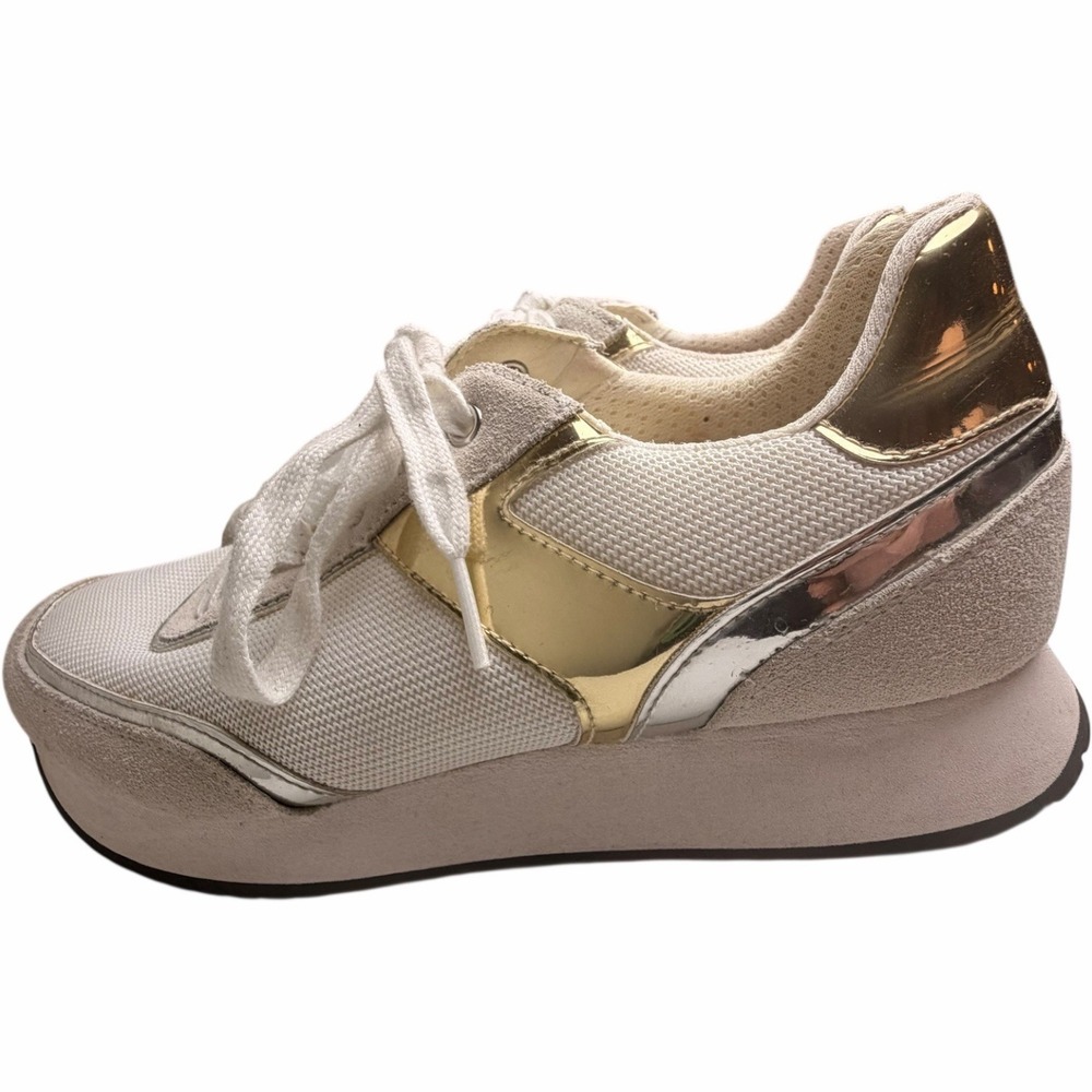 Geox D Doralea A Respira White Gold Comfort Walking Sneakers EU 40 US 10 - Picture 13 of 13